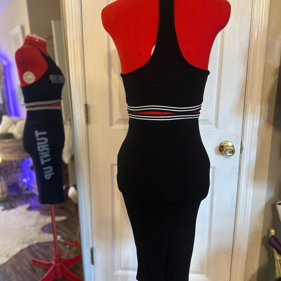 Black 'Turnt Up' Halter Two Piece Set! - Picture 4 of 6